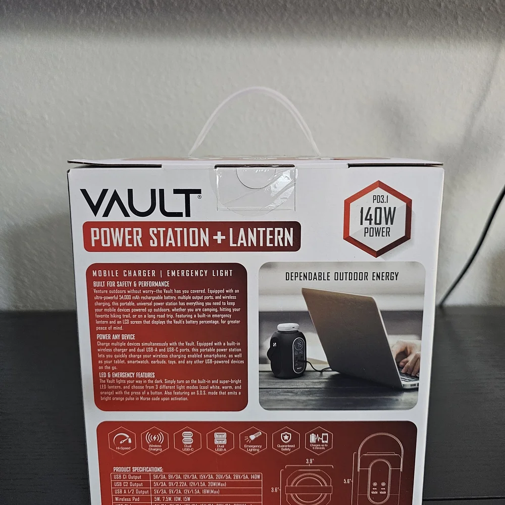 Vault Black Power Station + Lantern